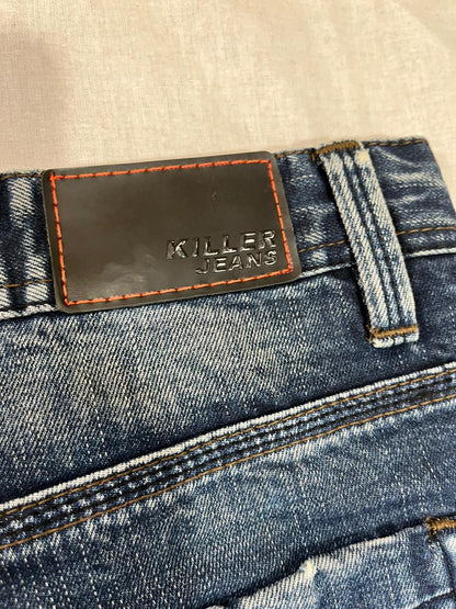KILLER Vintage Blue Jeans | Pre-Owned Streetwear Denim|  Men Women | Unisex  | Online Shopping