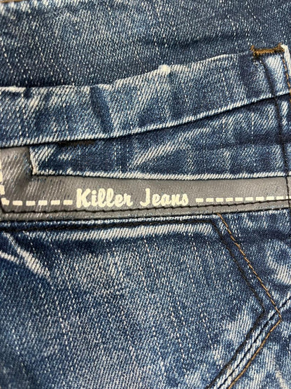 KILLER Vintage Blue Jeans | Pre-Owned Streetwear Denim|  Men Women | Unisex  | Online Shopping