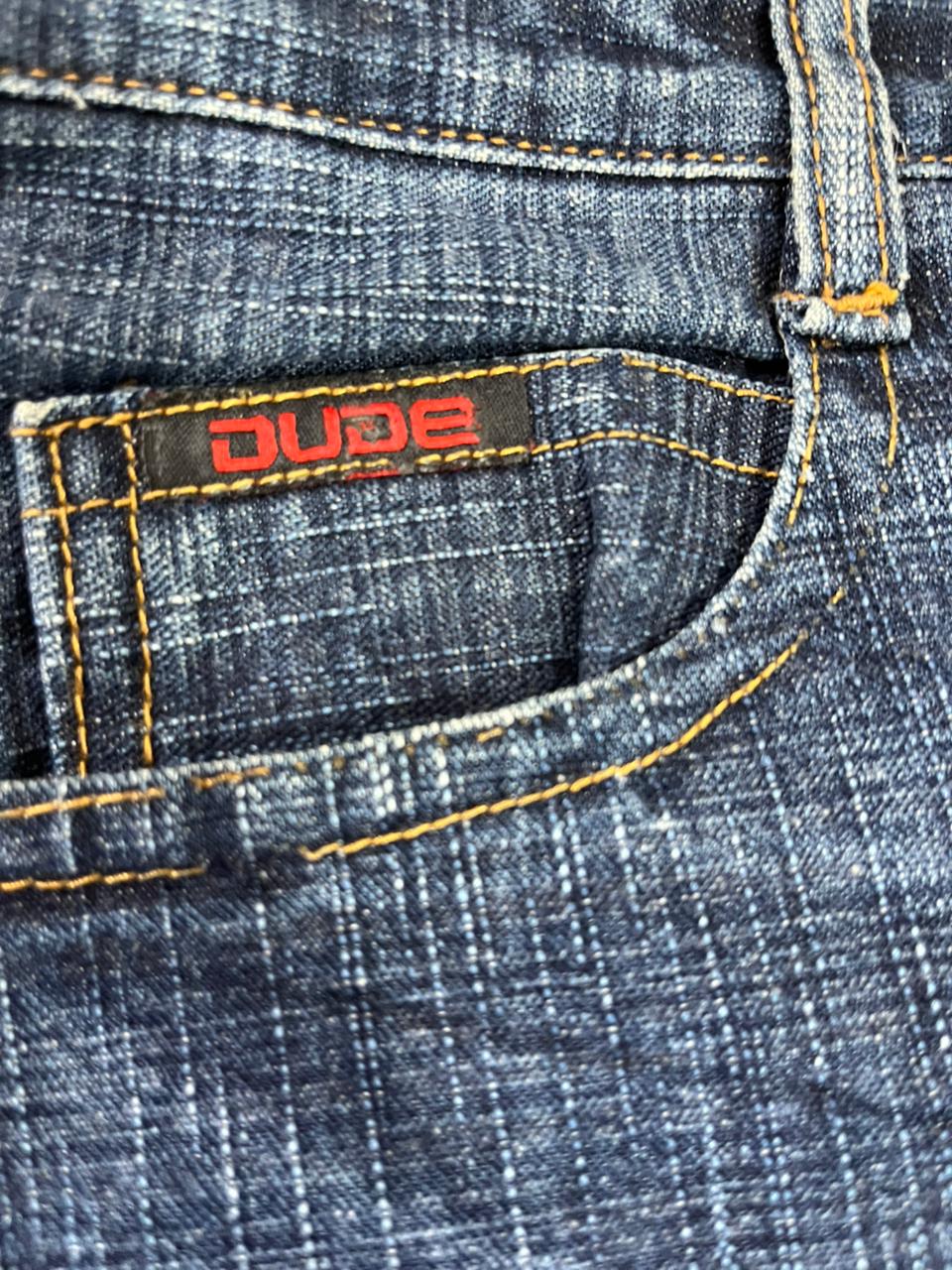 DUDE Vintage Blue Jeans | Pre-Owned Streetwear Denim|  Men Women | Unisex  | Online Shopping
