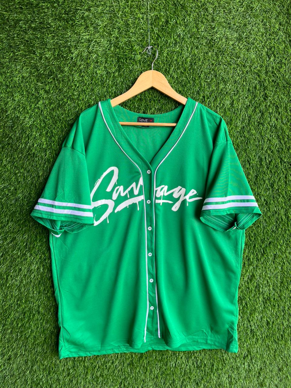 MLB SAVAGE Jersey |Vintage Oversized Streetwear | Men Women |  Online Shopping