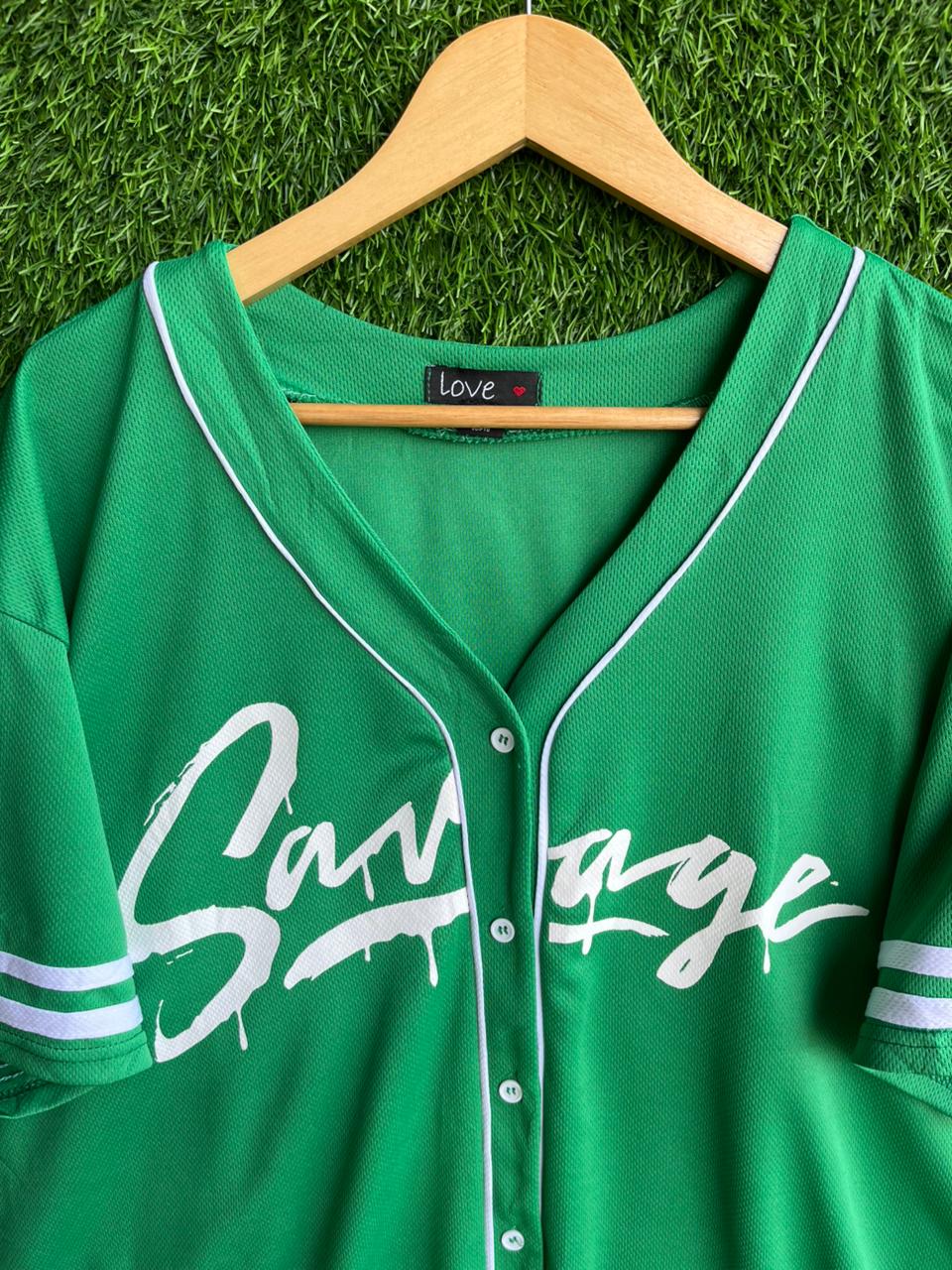 MLB SAVAGE Jersey |Vintage Oversized Streetwear | Men Women |  Online Shopping