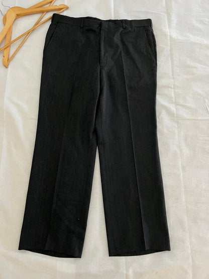 GREY POLYESTER FORMAL Trousers || Everyday Wear Pants | Smart Casual Style | Men Women | Online Shopping