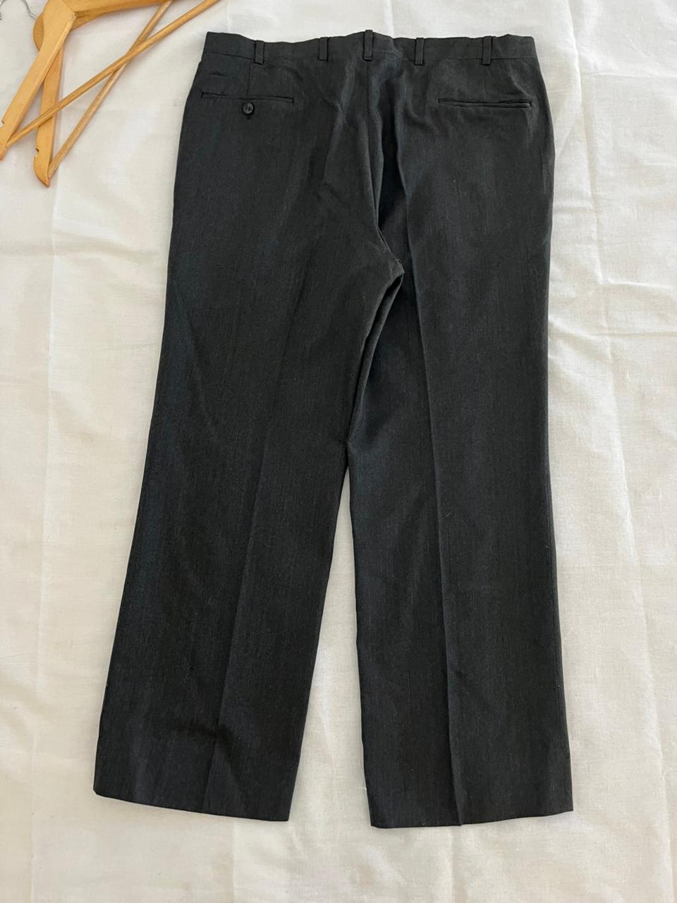 GREY POLYESTER FORMAL Trousers || Everyday Wear Pants | Smart Casual Style | Men Women | Online Shopping