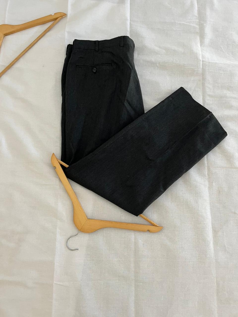 GREY POLYESTER FORMAL Trousers || Everyday Wear Pants | Smart Casual Style | Men Women | Online Shopping