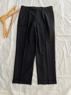 Light black Trousers |Double pleated | Everyday Wear Pants | Smart Casual Style | Men Women | Online Shopping