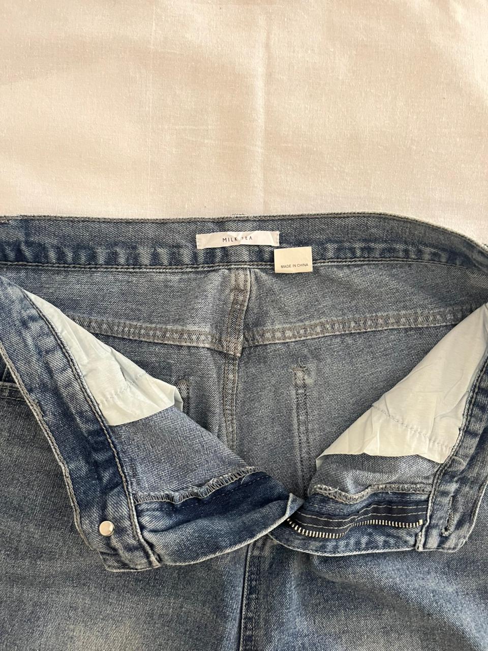 Milk Tea Vintage Blue Jeans | Pre-Owned Streetwear Denim