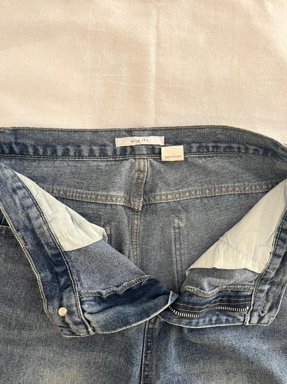 Milk Tea Vintage Blue Jeans | Pre-Owned Streetwear Denim