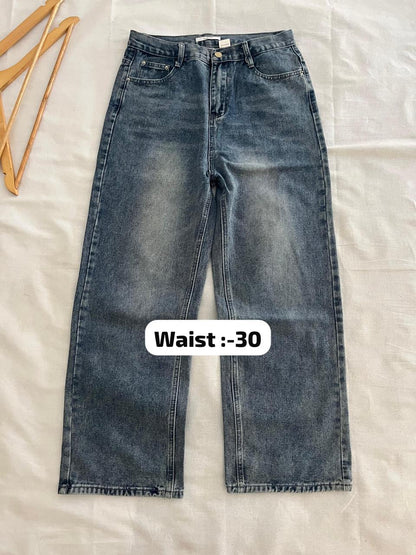 Milk Tea Vintage Blue Jeans | Pre-Owned Streetwear Denim