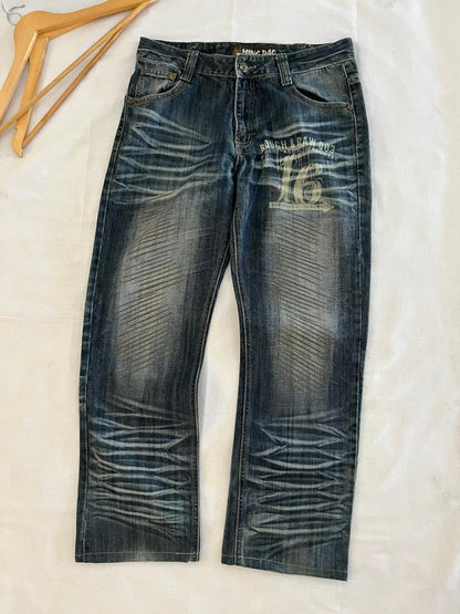 Ming Dad Vintage Blue Jeans | Pre-Owned Streetwear Denim
