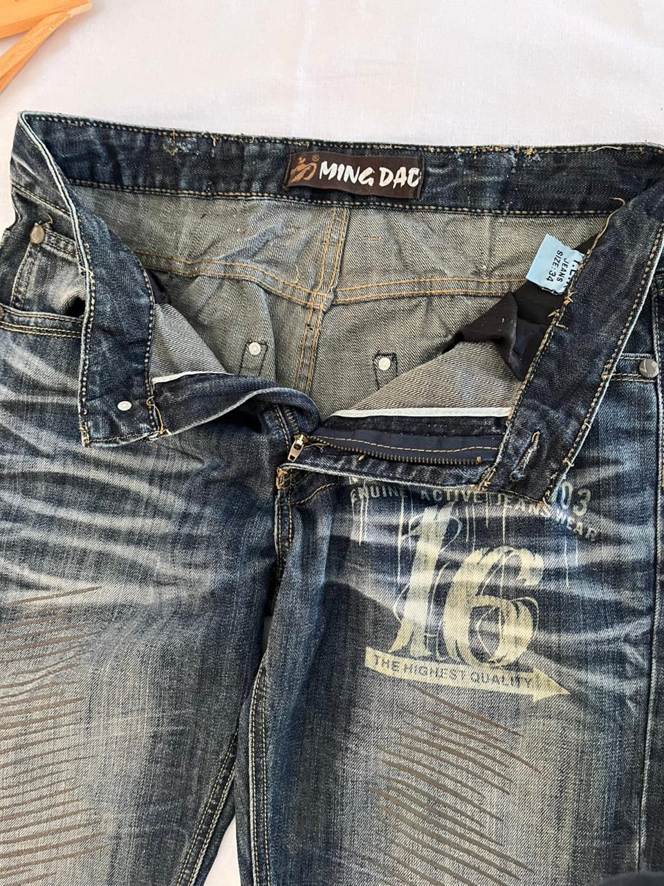 Ming Dad Vintage Blue Jeans | Pre-Owned Streetwear Denim