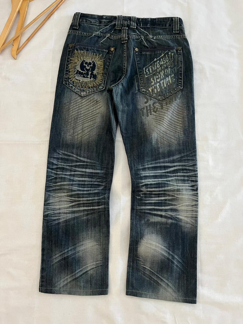 Ming Dad Vintage Blue Jeans | Pre-Owned Streetwear Denim