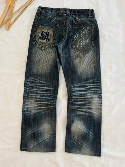 Ming Dad Vintage Blue Jeans | Pre-Owned Streetwear Denim
