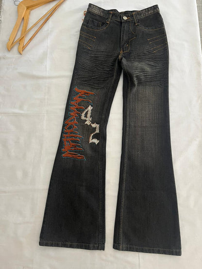 Hi profile Vintage Blue Jeans | Pre-Owned Streetwear Denim