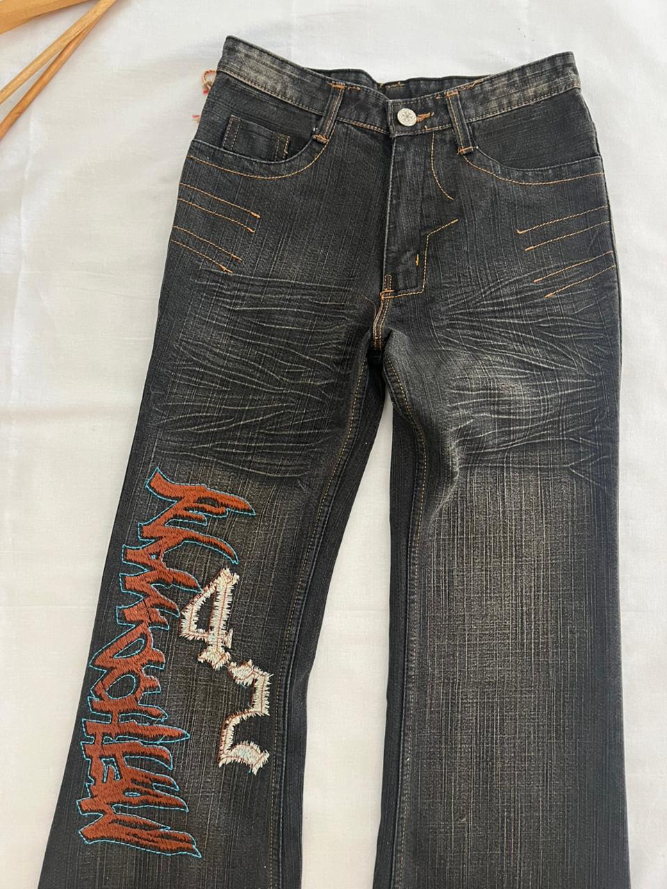Hi profile Vintage Blue Jeans | Pre-Owned Streetwear Denim