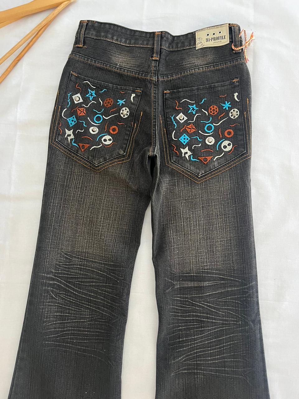 Hi profile Vintage Blue Jeans | Pre-Owned Streetwear Denim