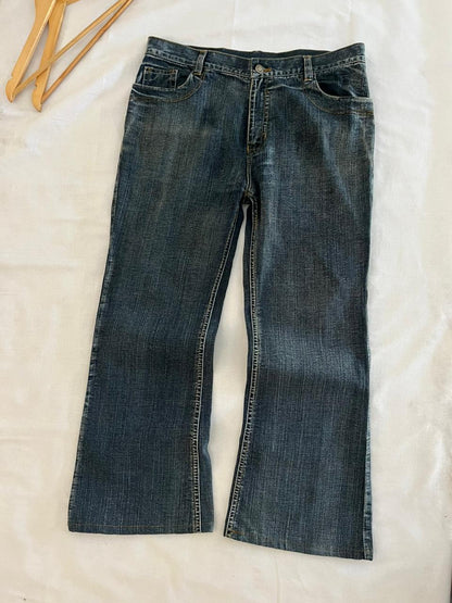 Rock Vintage Blue Jeans | Pre-Owned Streetwear Denim