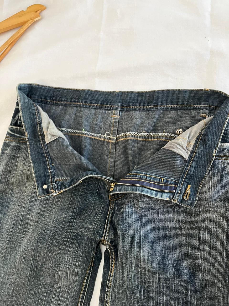 Rock Vintage Blue Jeans | Pre-Owned Streetwear Denim