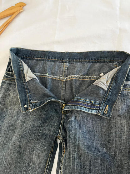 Rock Vintage Blue Jeans | Pre-Owned Streetwear Denim