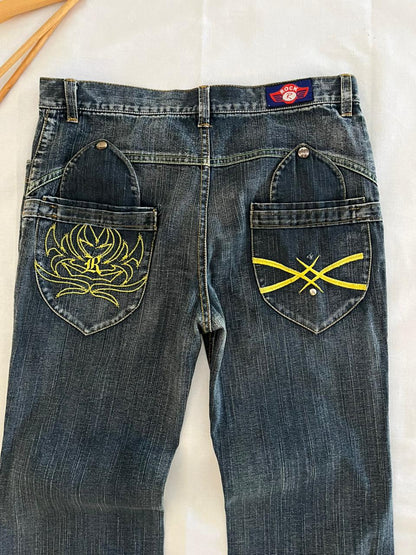 Rock Vintage Blue Jeans | Pre-Owned Streetwear Denim