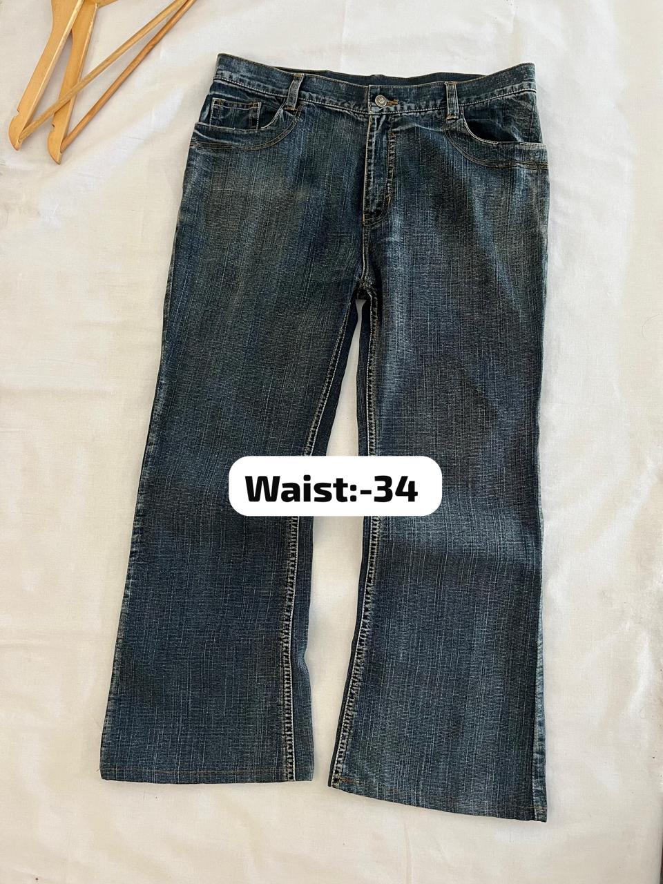 Rock Vintage Blue Jeans | Pre-Owned Streetwear Denim