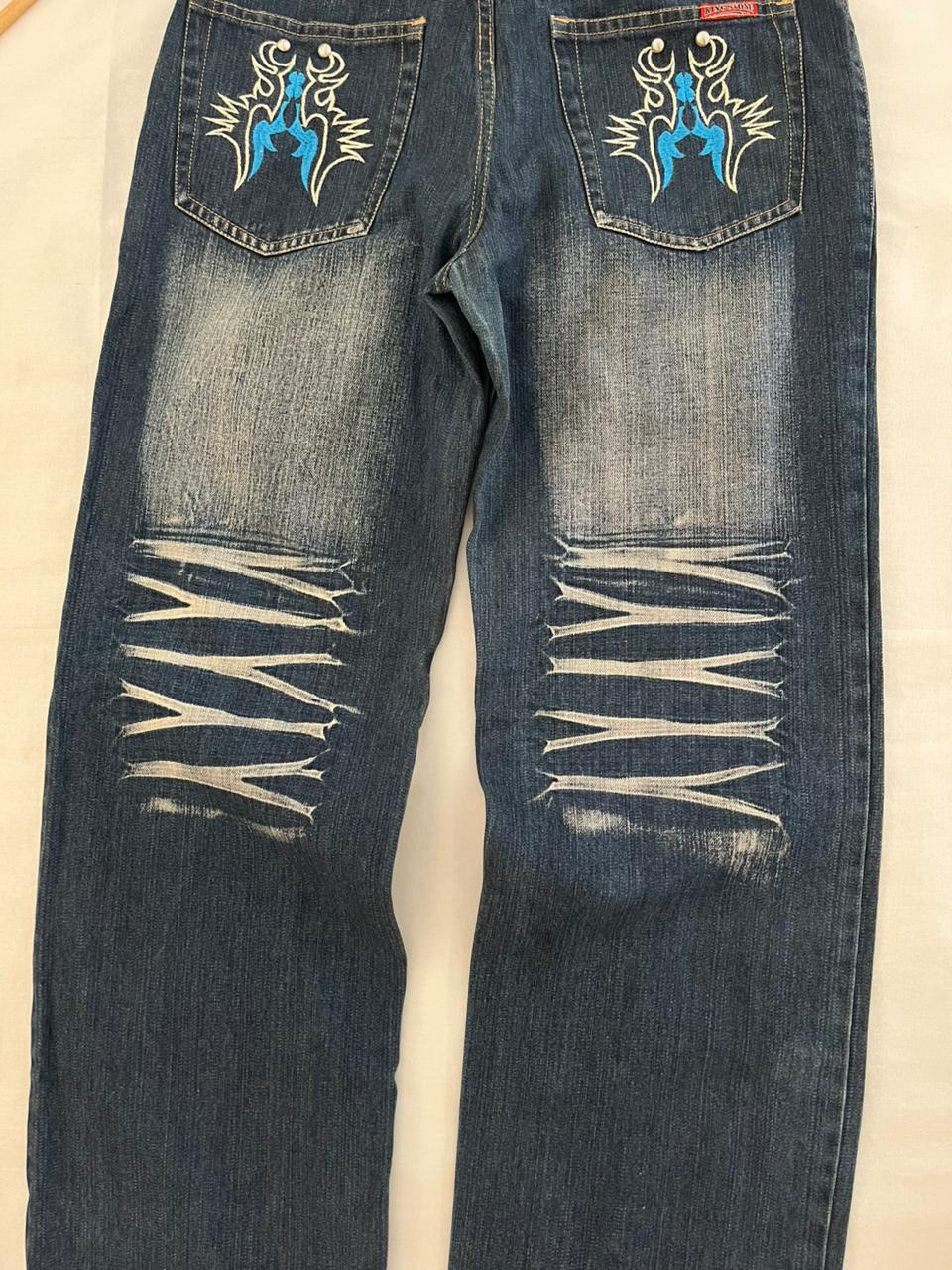 king Stone Vintage Jeans | Pre-Owned Streetwear Denim|  Men Women | Unisex  | Online Shopping