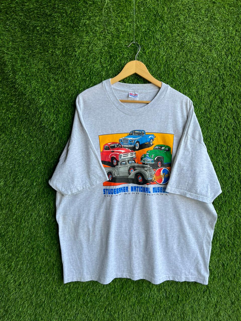 Studebaker National Museum Oversized T shirt |Vintage Oversized Streetwear | Men Women |  Online Shopping