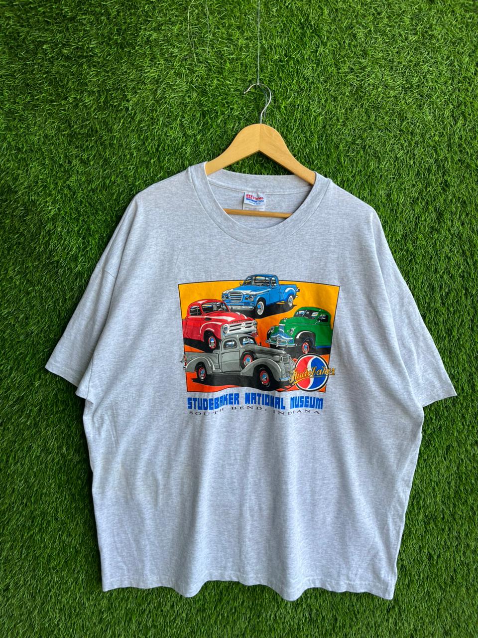 Studebaker National Museum Oversized T shirt |Vintage Oversized Streetwear | Men Women |  Online Shopping