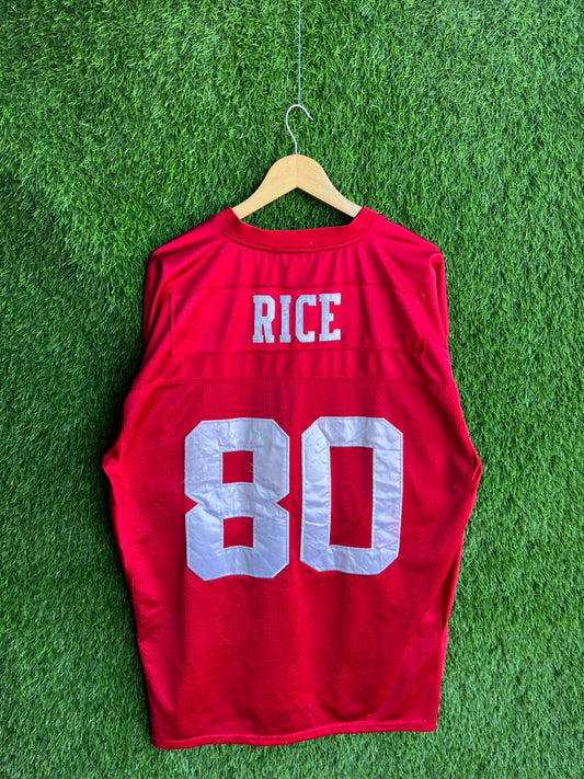 NFL rice 80 Jersey |Vintage Oversized Streetwear | Men Women |  Online Shopping