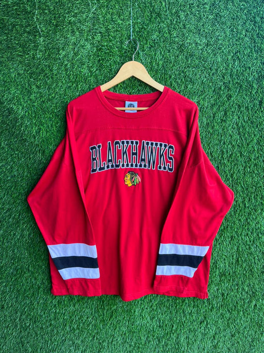 ICEHOCKEY BLACKHAWKS Jersey |Vintage Oversized Streetwear | Men Women |  Online Shopping