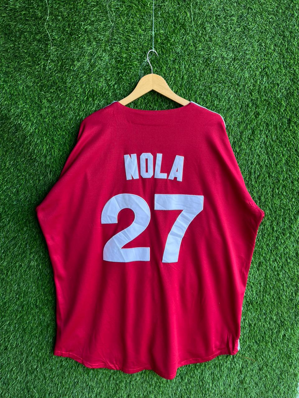 MLB p nola  27 Jersey |Vintage Oversized Streetwear | Men Women |  Online Shopping