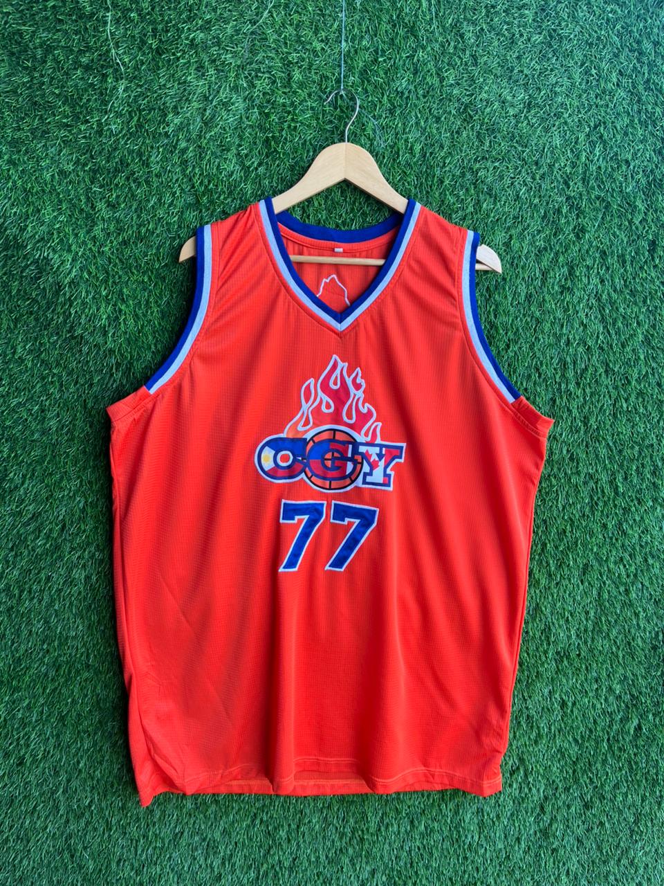 Basketball CGY 77 Jersey |Vintage Oversized Streetwear | Men Women |  Online Shopping