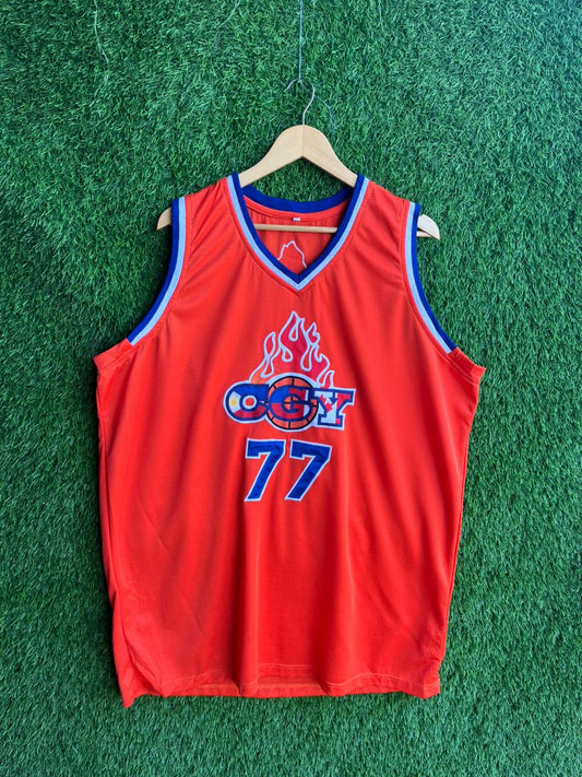 Basketball CGY 77 Jersey |Vintage Oversized Streetwear | Men Women |  Online Shopping