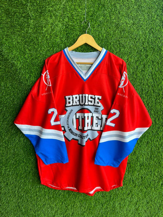 Ice hockey Bruise Brothers Jersey |Vintage Oversized Streetwear | Men Women |  Online Shopping