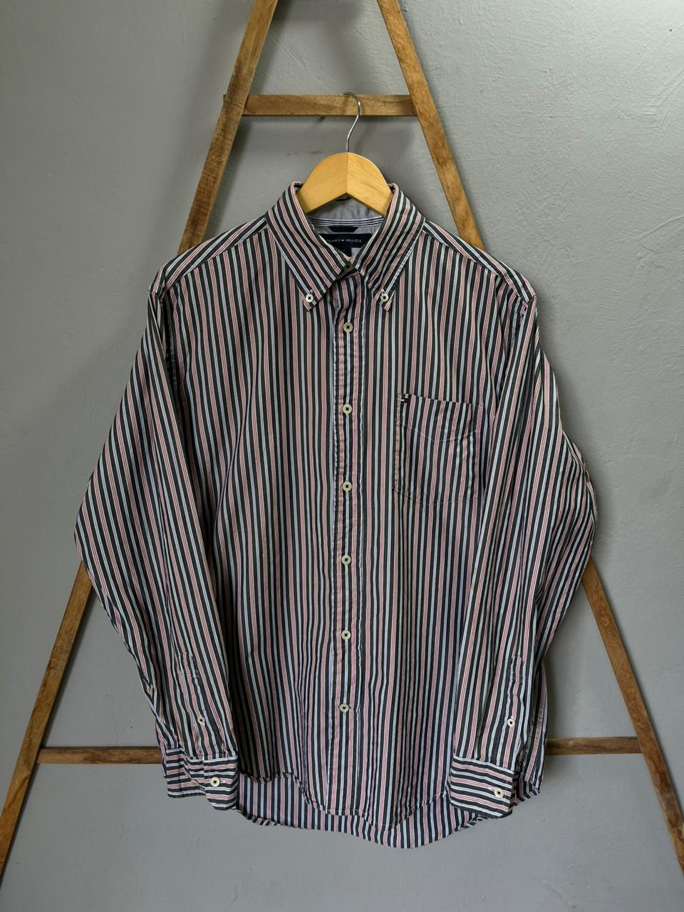 T0mmy  Hilfiger Shirts | Full Sleeves |Korean-Inspired Oversized Fit | Lightweight Summer Wear | Men Women | Online Shopping