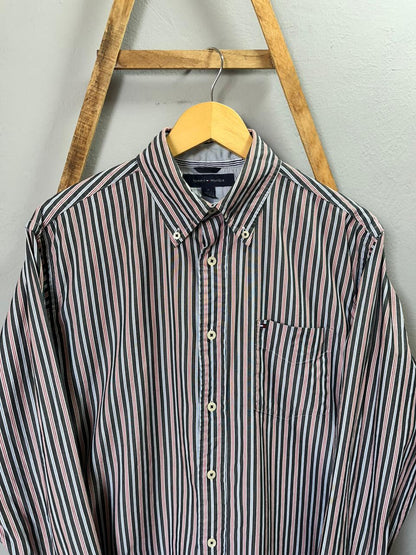 T0mmy  Hilfiger Shirts | Full Sleeves |Korean-Inspired Oversized Fit | Lightweight Summer Wear | Men Women | Online Shopping