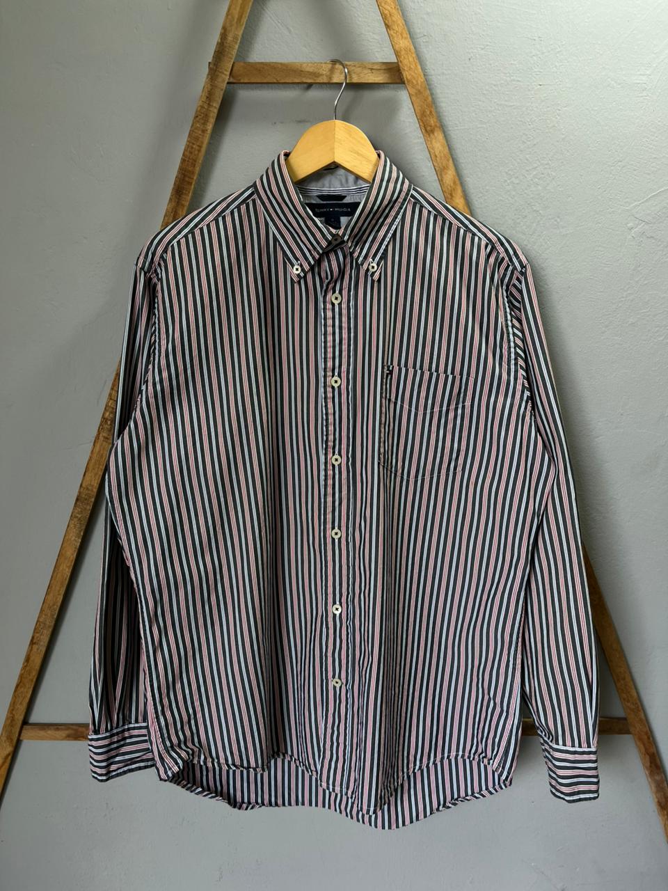 T0mmy  Hilfiger Shirts | Full Sleeves |Korean-Inspired Oversized Fit | Lightweight Summer Wear | Men Women | Online Shopping