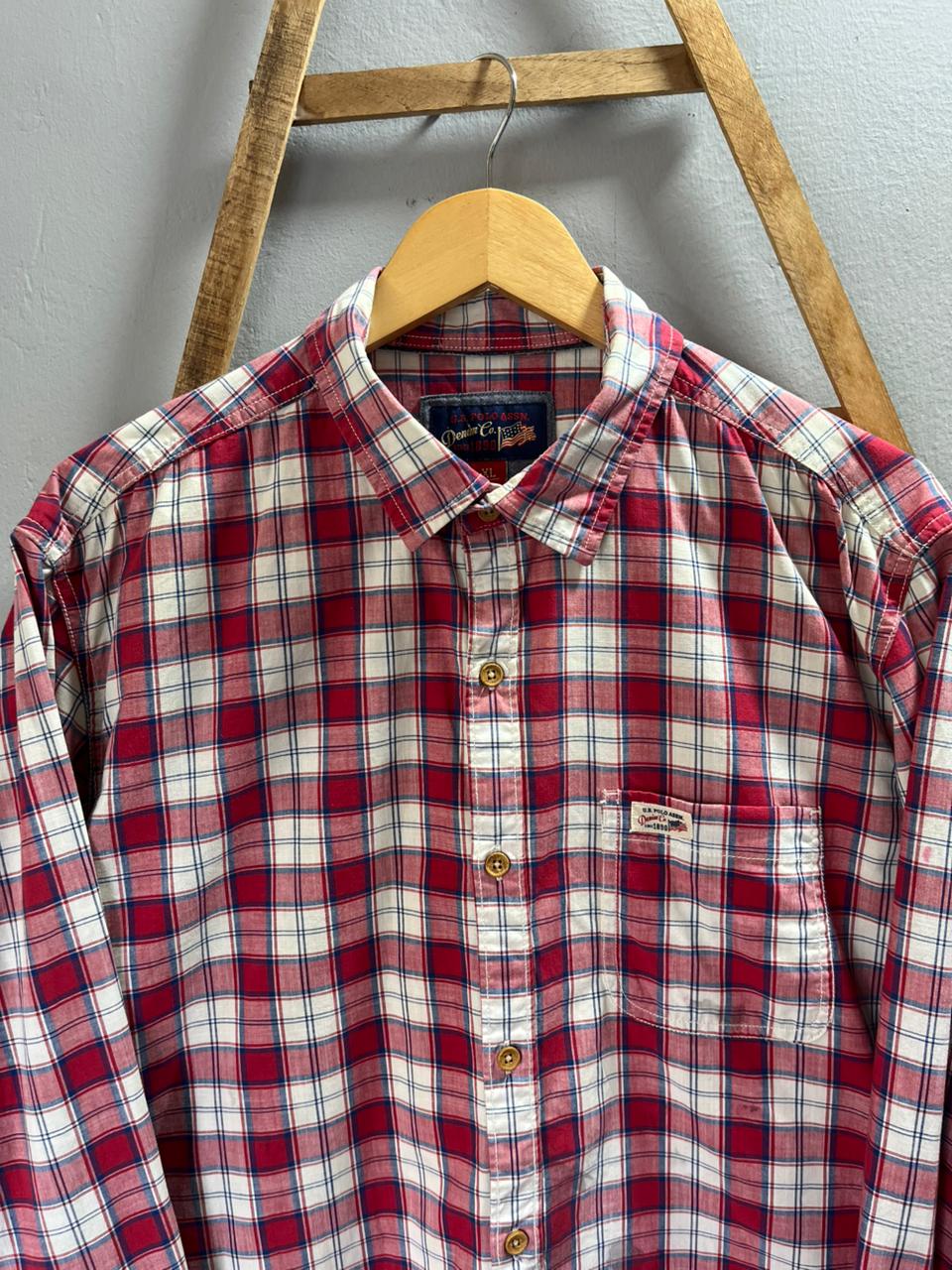 US polo denim co Shirts | Full Sleeves |Korean-Inspired Oversized Fit | Lightweight Summer Wear | Men Women | Online Shopping