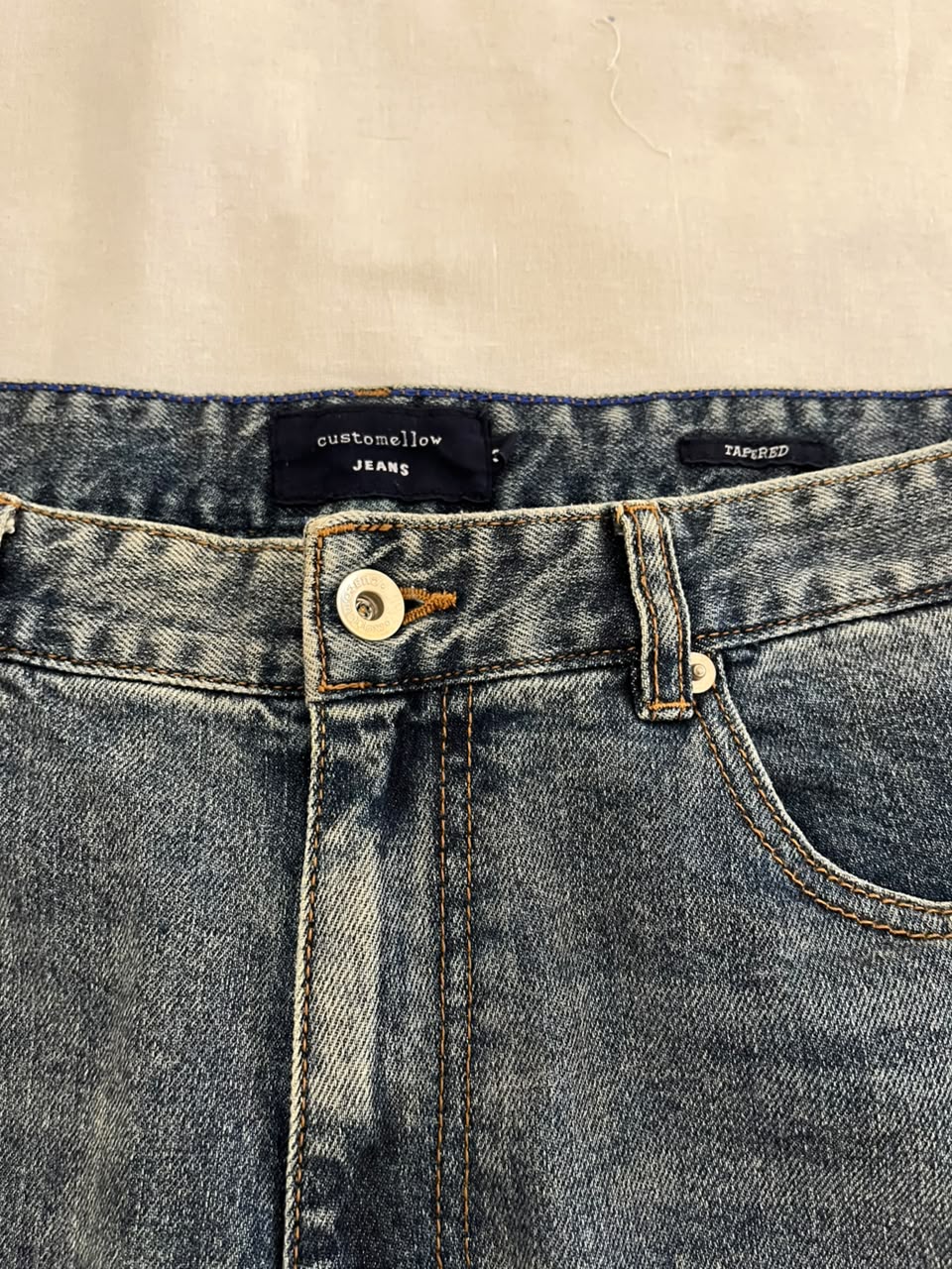 Custom Mello Vintage Jeans | Pre-Owned Streetwear Denim|  Men Women | Unisex  | Online Shopping
