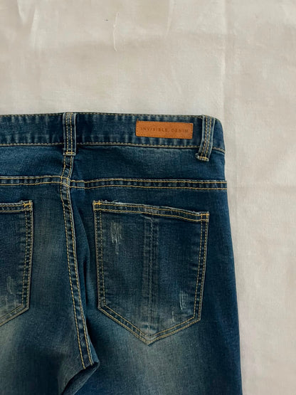 Invisible Vintage Jeans | Pre-Owned Streetwear Denim|  Men Women | Unisex  | Online Shopping