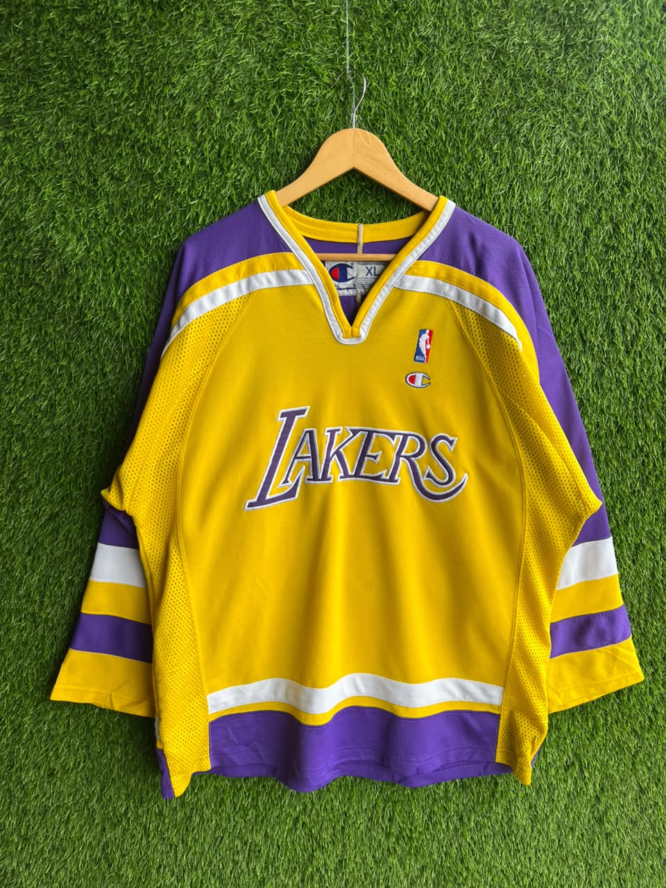 Rare Champions ice hockey Jersey Lakers NBA  | Custom made Vintage Oversized Streetwear | Men Women |  Online Shopping