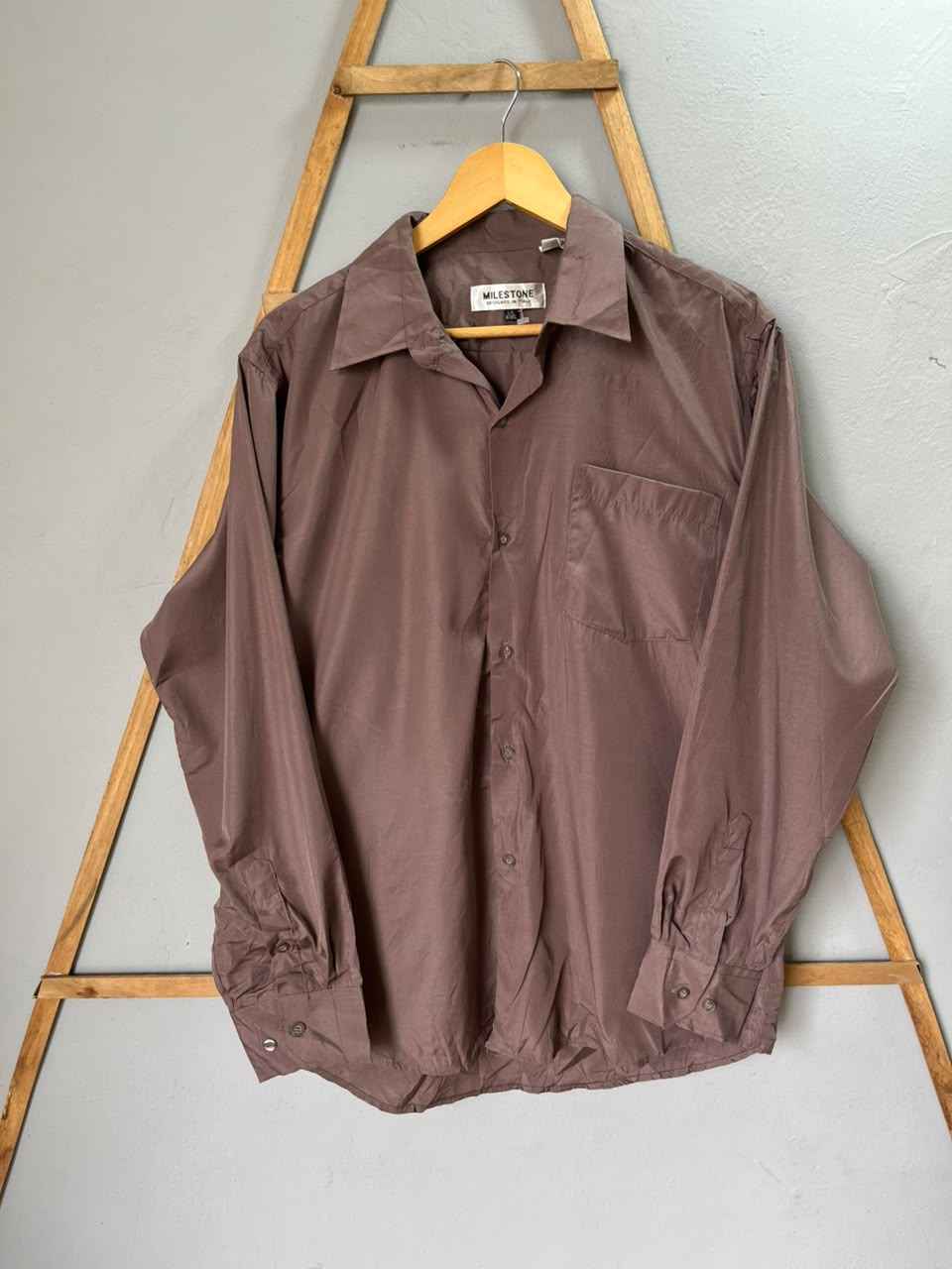 Milestone Shirt | Full Sleeves |Korean-Inspired Oversized Fit | Lightweight Summer Wear | Men Women | Online Shopping