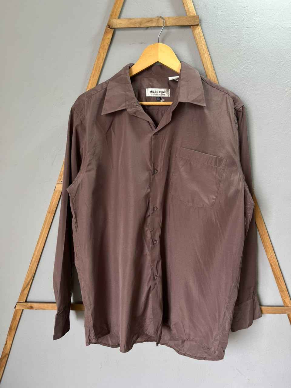 Milestone Shirt | Full Sleeves |Korean-Inspired Oversized Fit | Lightweight Summer Wear | Men Women | Online Shopping