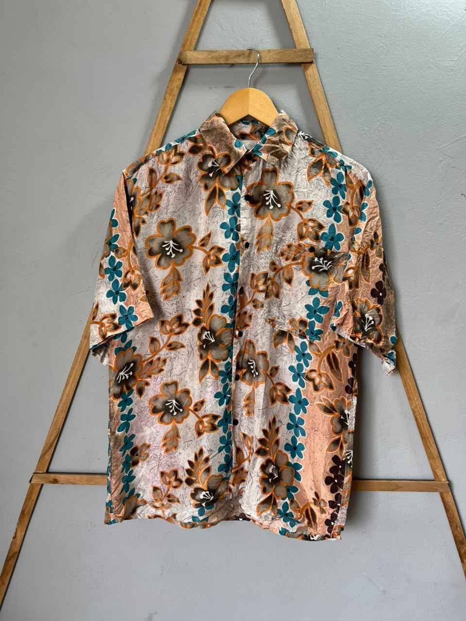 Montage tropics Shirts | Full Sleeves |Korean-Inspired Oversized Fit | Lightweight Summer Wear | Men Women | Online Shopping