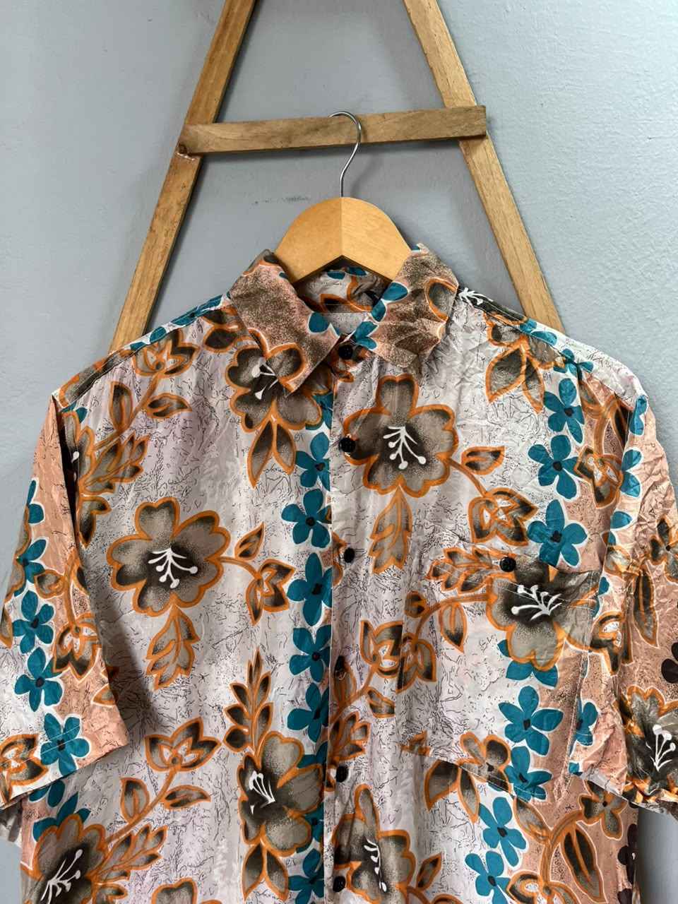 Montage tropics Shirts | Full Sleeves |Korean-Inspired Oversized Fit | Lightweight Summer Wear | Men Women | Online Shopping