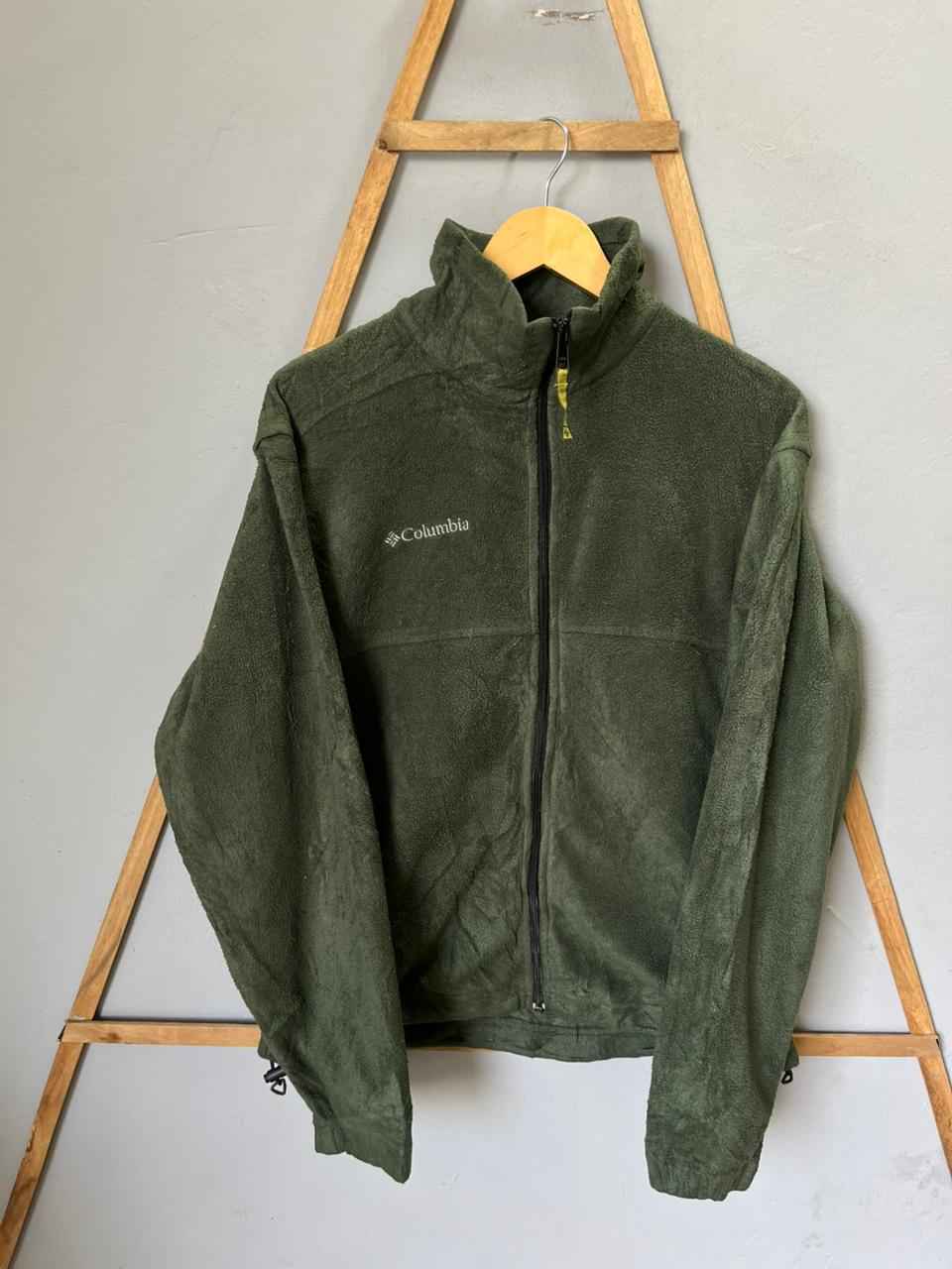 COLUMBIA | Full frontal zipper | Fleece Jacket | Oversized Streetwear | Winterwear | Men Women | Cozy Fashion | Gym Fit | Online Shopping