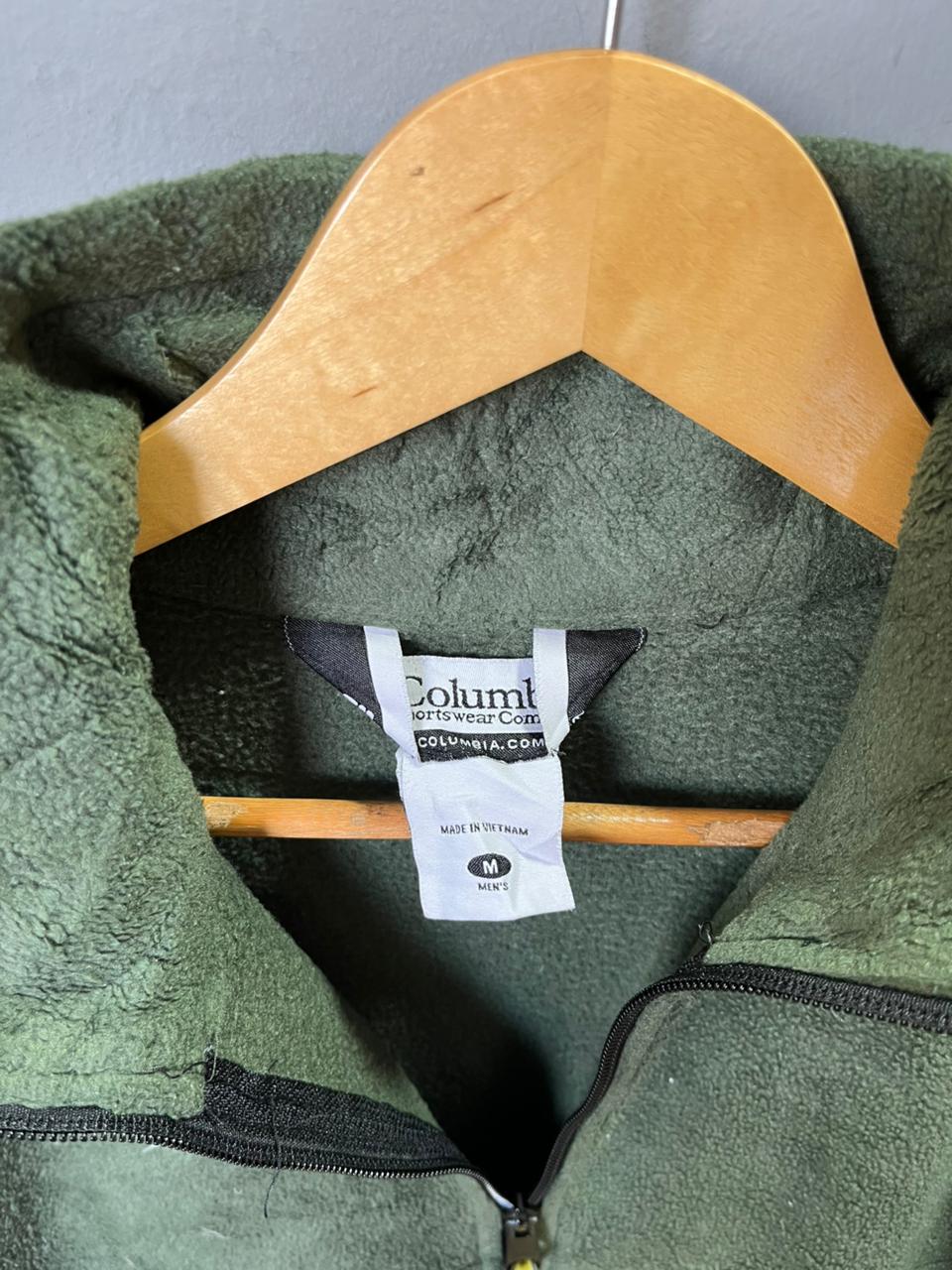 COLUMBIA | Full frontal zipper | Fleece Jacket | Oversized Streetwear | Winterwear | Men Women | Cozy Fashion | Gym Fit | Online Shopping