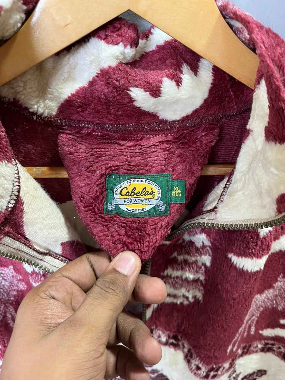 CABELAS | Full frontal zipper | Fleece Jacket | Oversized Streetwear | Winterwear | Men Women | Cozy Fashion | Gym Fit | Online Shopping