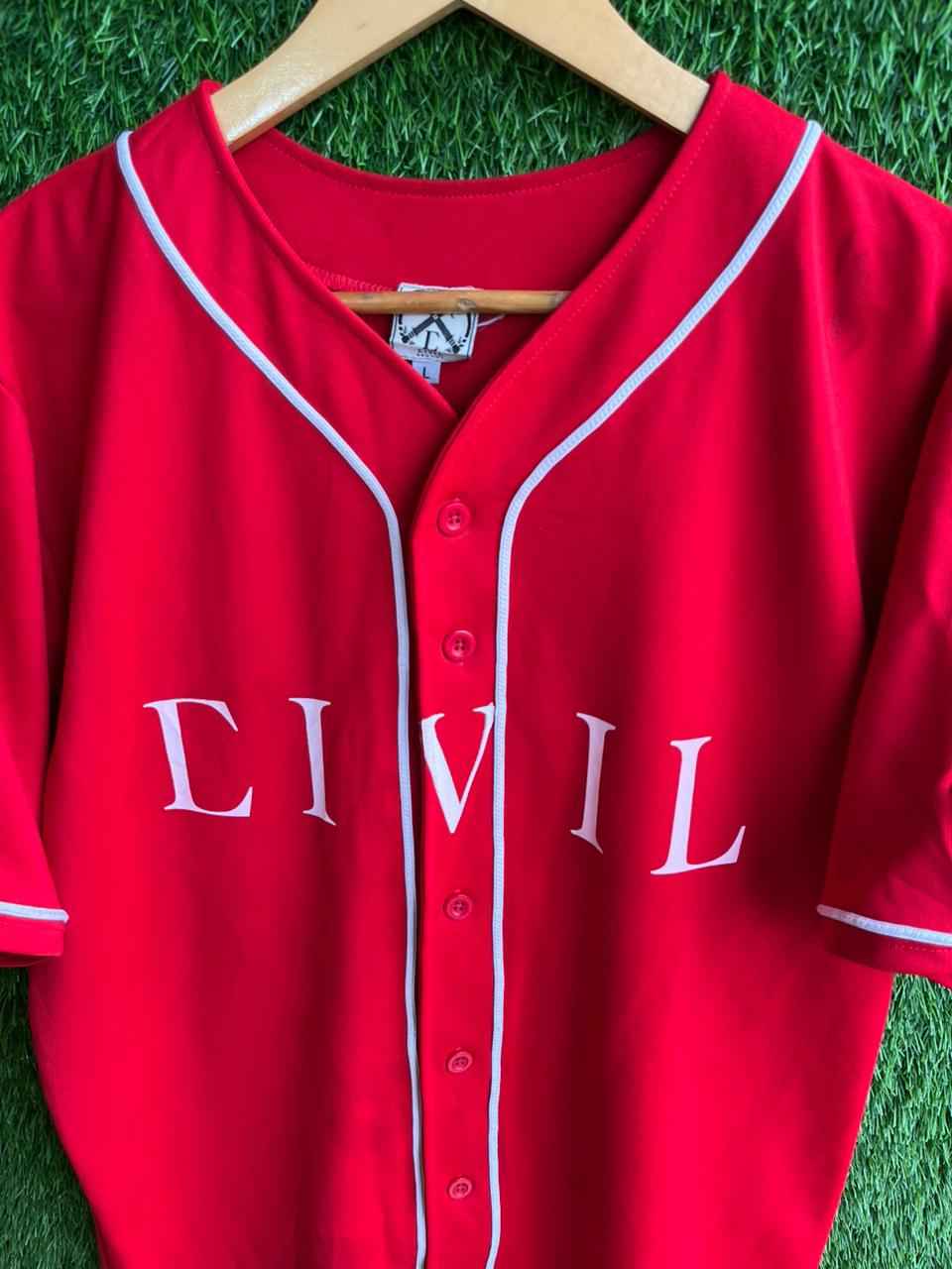 MLB CIVIL Jersey |Vintage Oversized Streetwear | Men Women |  Online Shopping