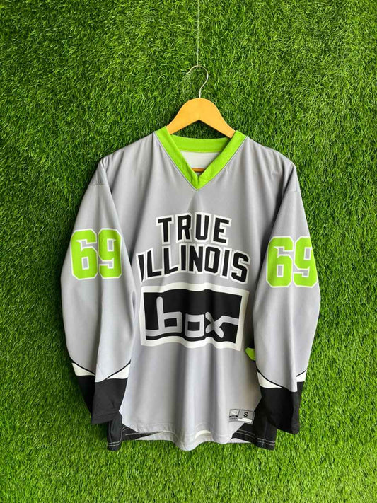 ICEHOCKEY  TRUE ILLINOIS Jersey |Vintage Oversized Streetwear | Men Women |  Online Shopping