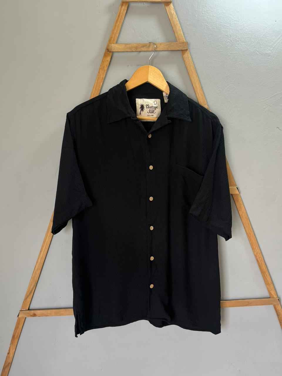 Vintage Silk Shirts | short  Sleeves |Korean-Inspired Oversized Fit | Lightweight Summer Wear | Men Women | Online Shopping